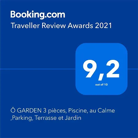 O Garden 3 Pieces Au Calme, Cuisine Equipee, Piscine, Parking, Terrasse, Jardin Apartment *
